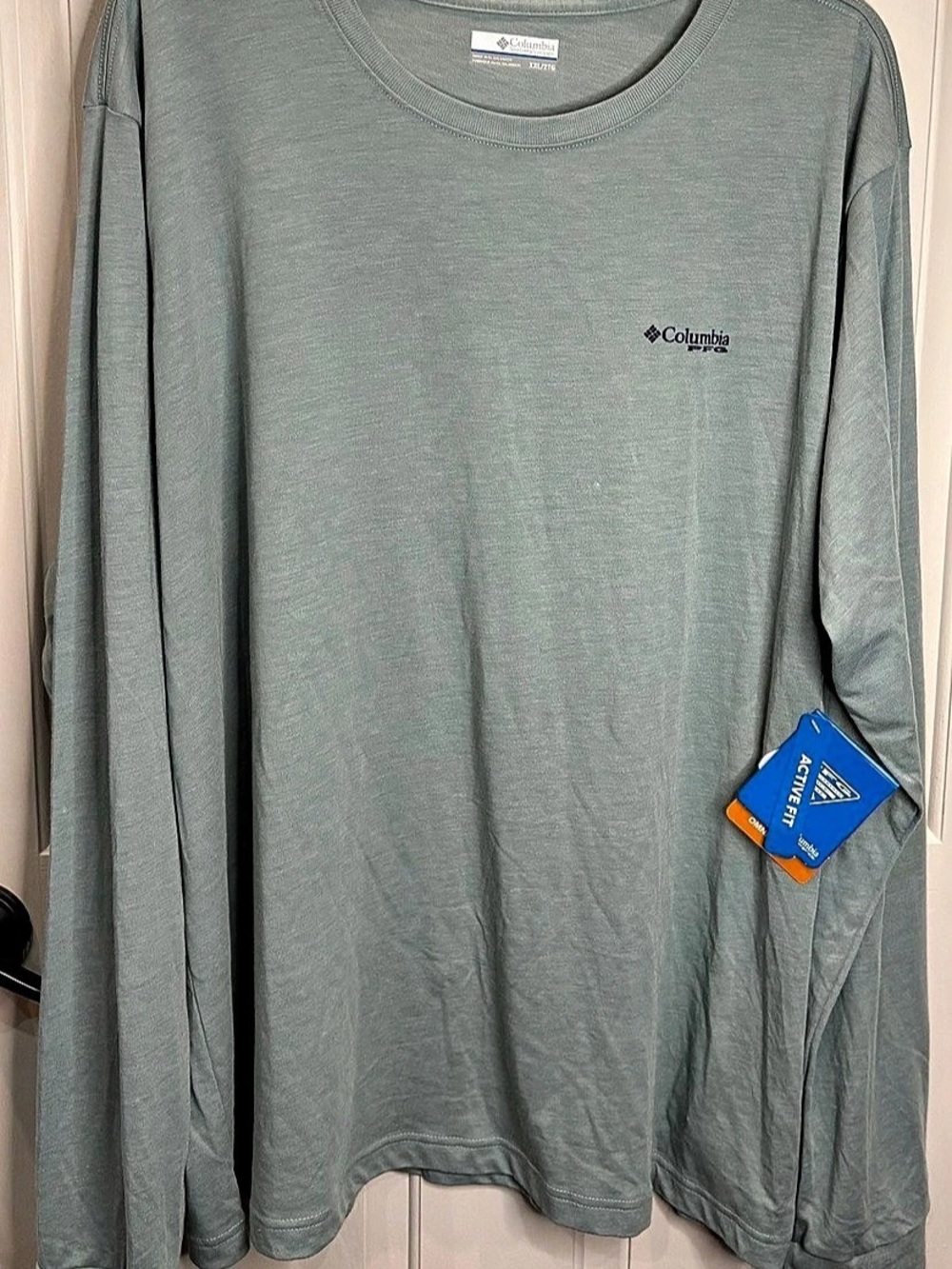 Columbia PFG Tidal Tee Long Sleeve Fishing Shirt in Green XXL NWT